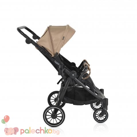 Бебешка количка за близнаци Moni TwinGo Camel - Image 5