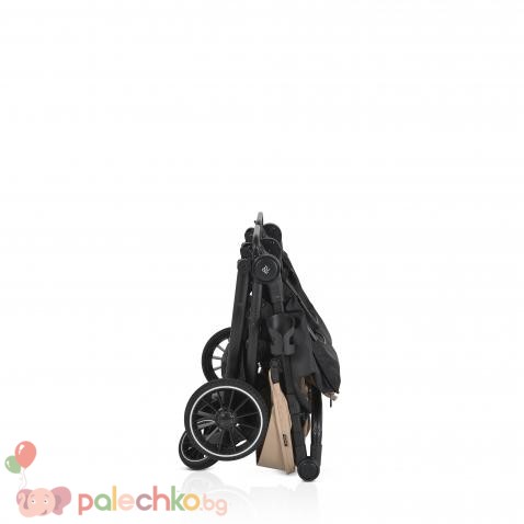 Бебешка количка за близнаци Moni TwinGo Camel - Image 8