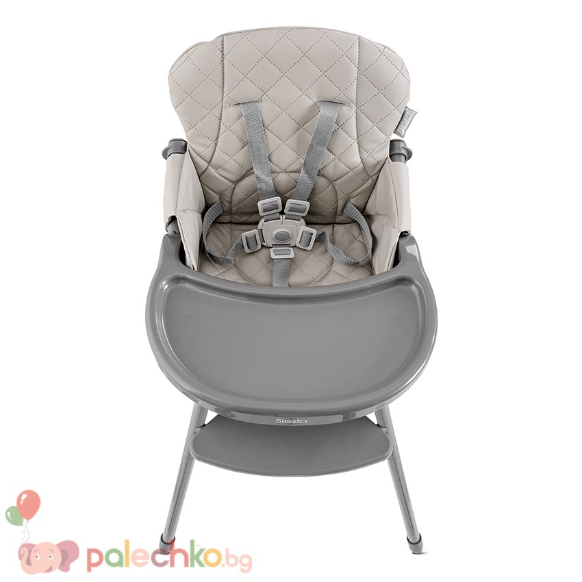 Столче за хранене 3в1 Lorelli Siesta Grey Leather - Image 15