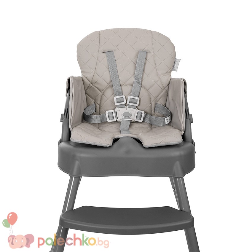 Столче за хранене 3в1 Lorelli Siesta Grey Leather - Image 14
