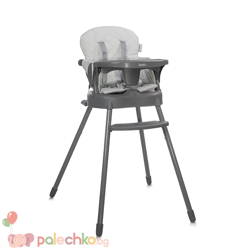 Столче за хранене 3в1 Lorelli Siesta Grey Leather - Image 2