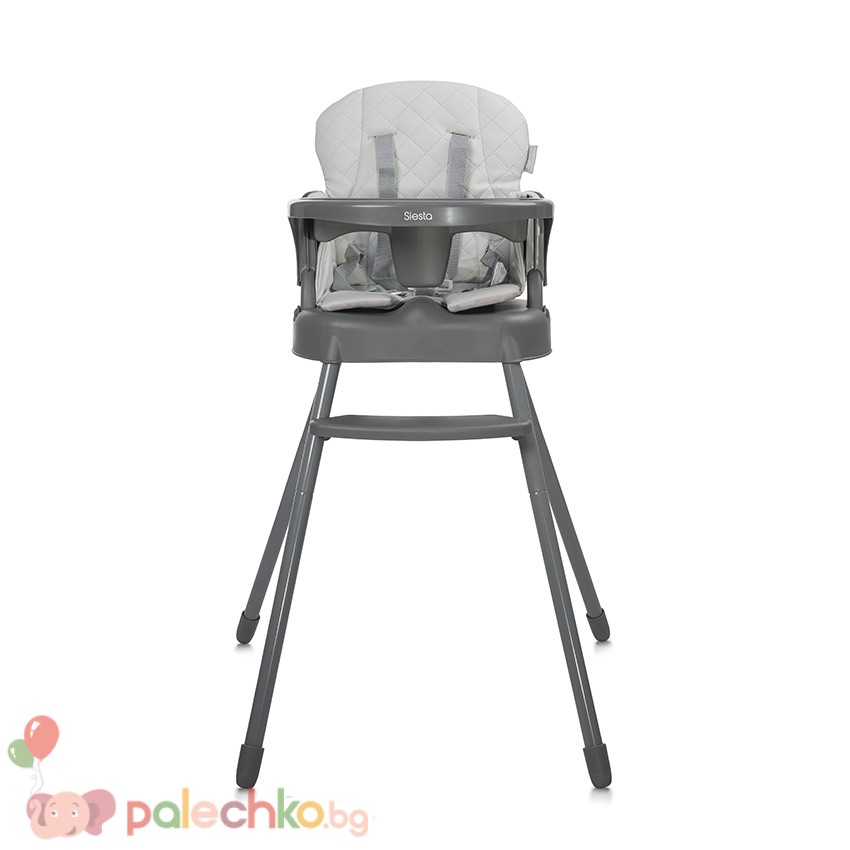 Столче за хранене 3в1 Lorelli Siesta Grey Leather - Image 3