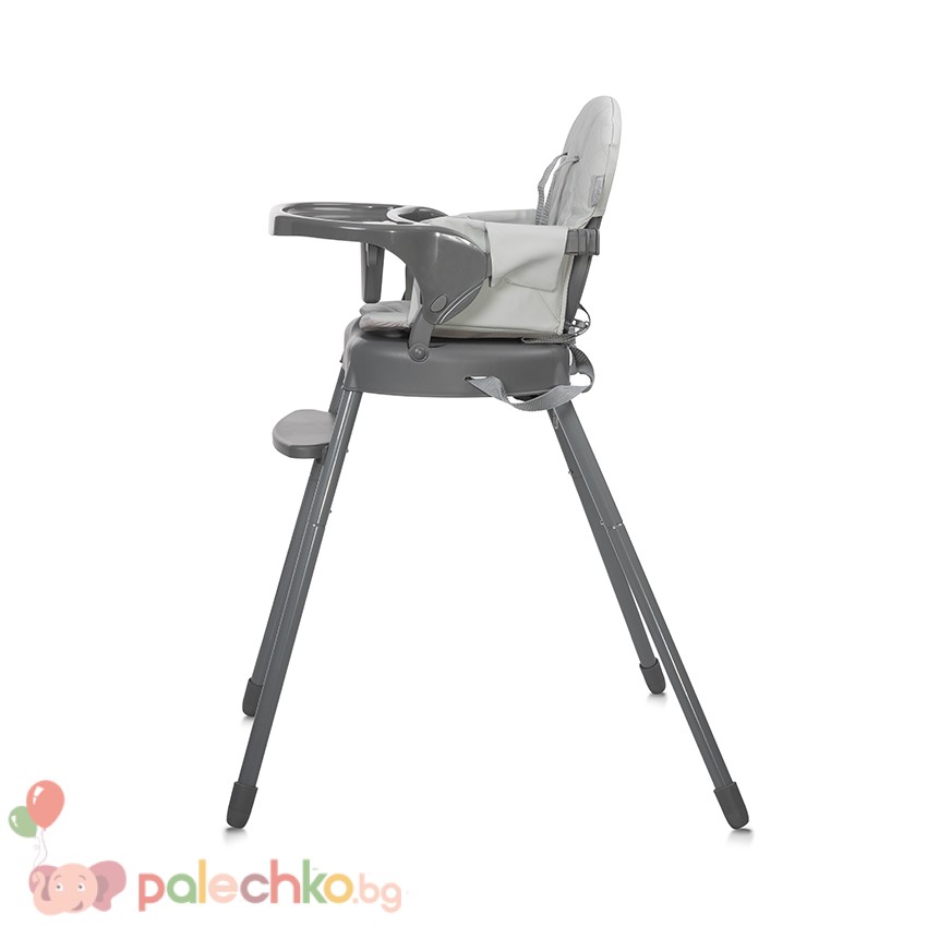 Столче за хранене 3в1 Lorelli Siesta Grey Leather - Image 4