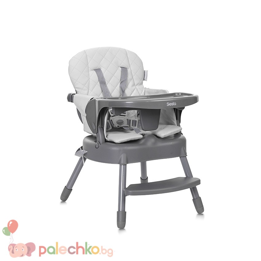 Столче за хранене 3в1 Lorelli Siesta Grey Leather - Image 5