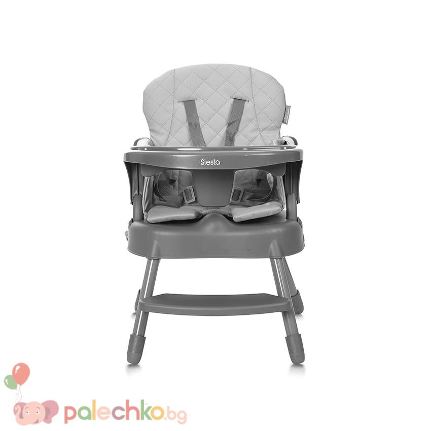 Столче за хранене 3в1 Lorelli Siesta Grey Leather - Image 6