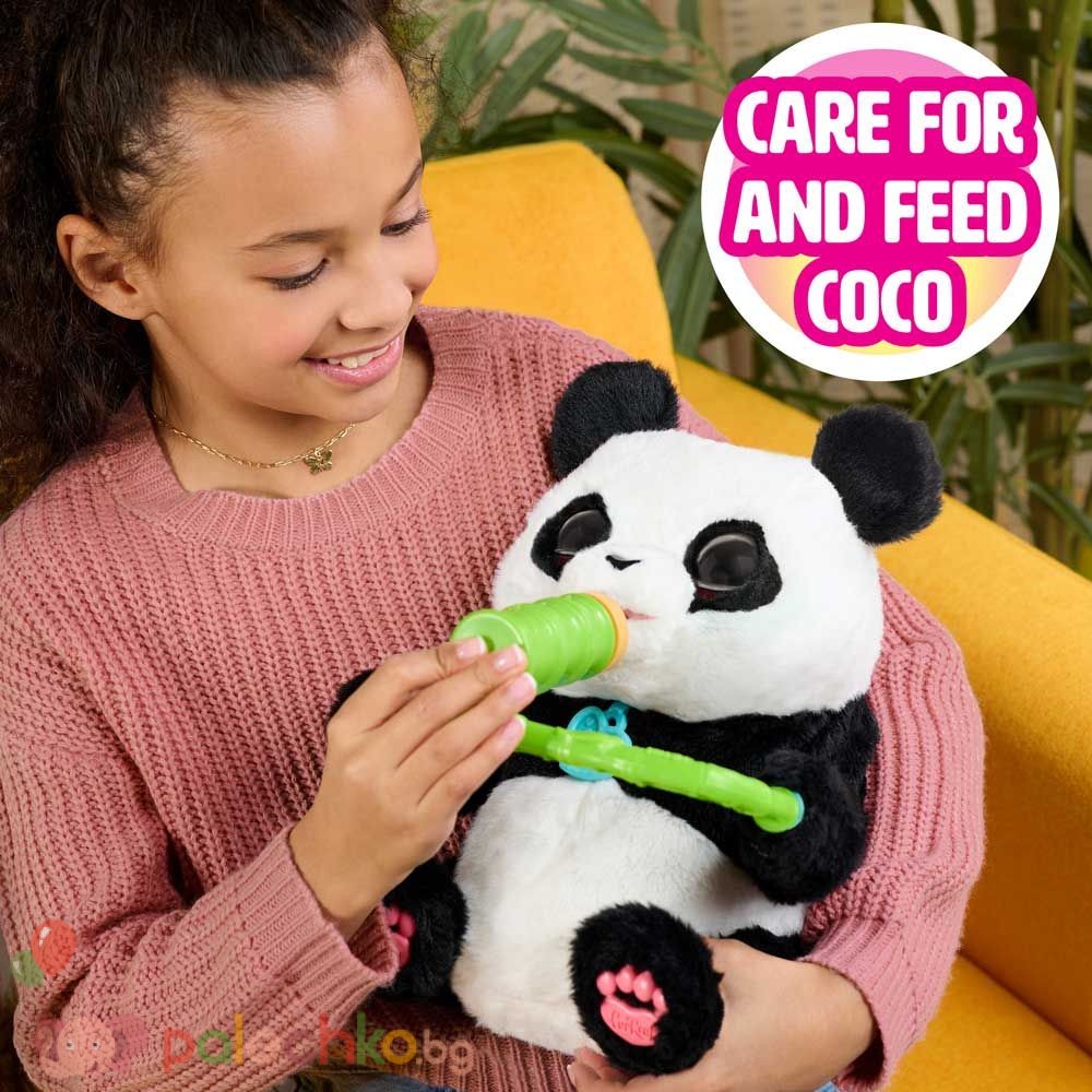 Интерактивна търкаляща се панда Fur Real Coco - Палечко.БГ - Детски играчки