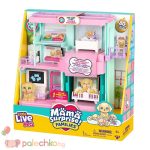 Ветеринарна клиника с мама с 3 бебета Live Pets Mama Surprise Families