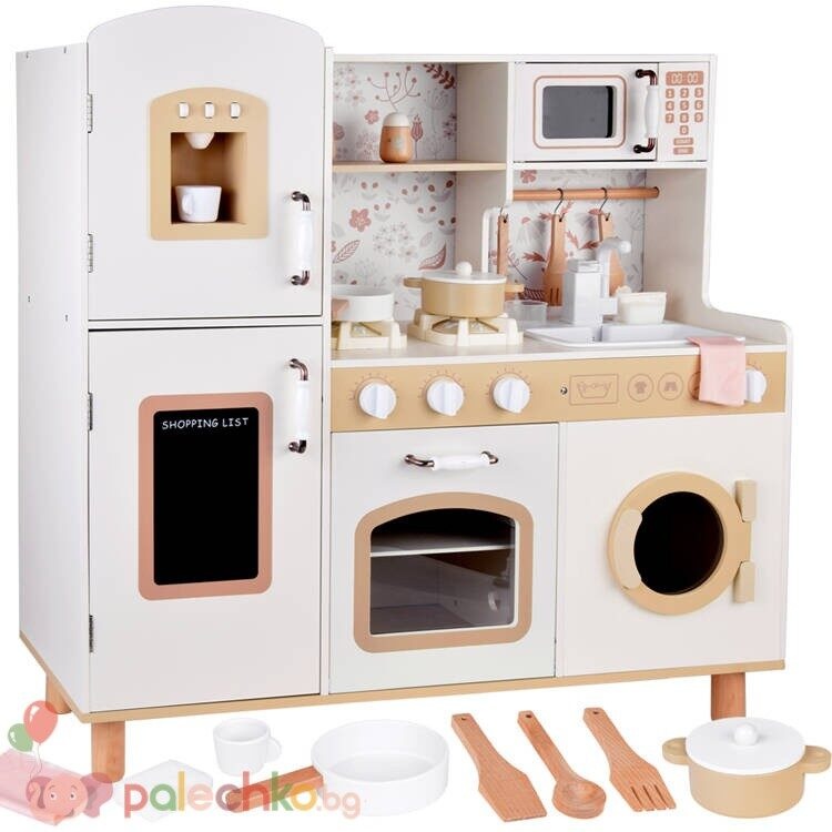 Дървена кухня с течаща вода Ginger Home Винтидж