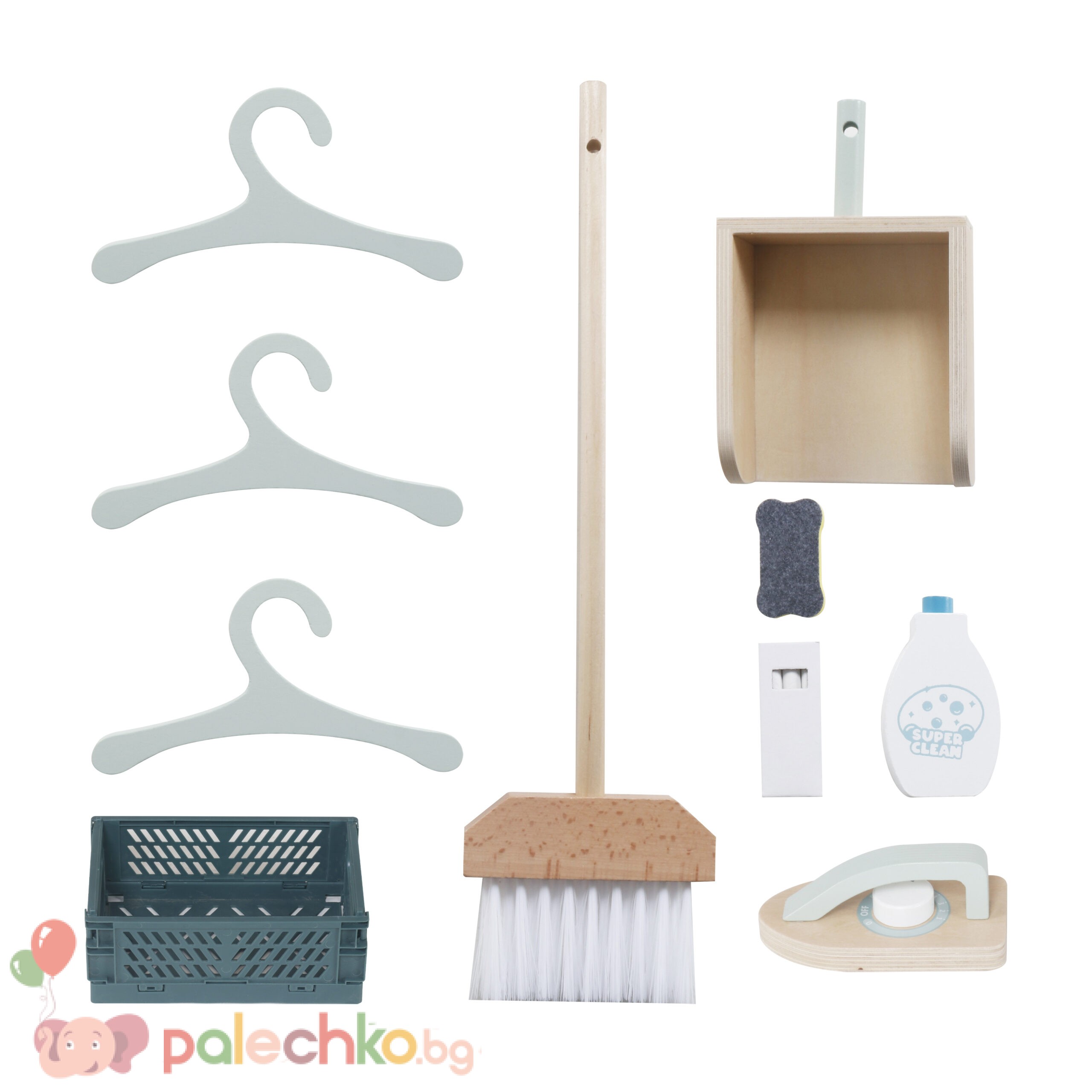 Детска дървена пералня 3в1 с мивка и сушилня Ginger Home - Image 8