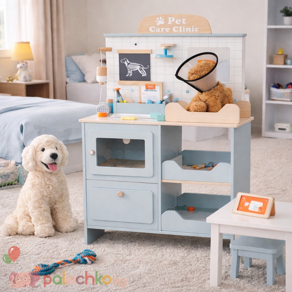 Детска дървена ветеринарна клиника Ginger Home - Image 15