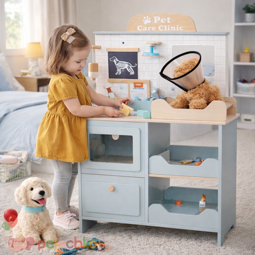 Детска дървена ветеринарна клиника Ginger Home - Image 16
